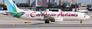 Caribbean Airlines panorama 300x94 - Caribbean Airlines Boeing 737-800